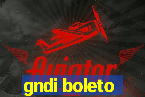 gndi boleto